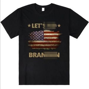 Novelty Lets Go Brandon Men’s Shirt NWOT size M